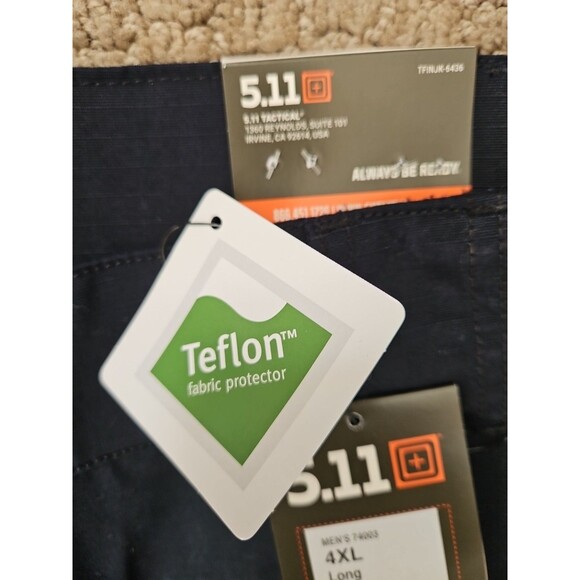 5.11 Tactical Teflon Ripstop TDU Pants High-Performing NWT SZ 4X Long - Picture 3 of 6